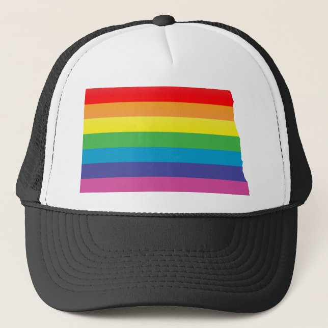 Gorra De Camionero orgullo de dakota del norte. (Anverso)