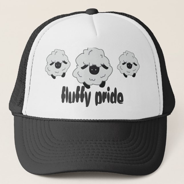 Gorra De Camionero Orgullo de Fluffly (Anverso)