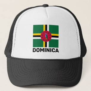 Gorra De Camionero Orgullo de la bandera de Dominica