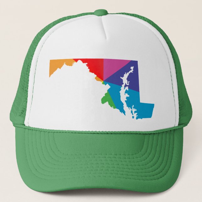 Gorra De Camionero orgullo de Maryland (Anverso)