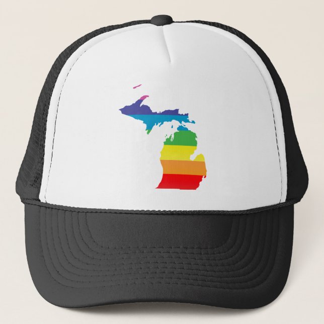 Gorra De Camionero orgullo de Michigan (Anverso)