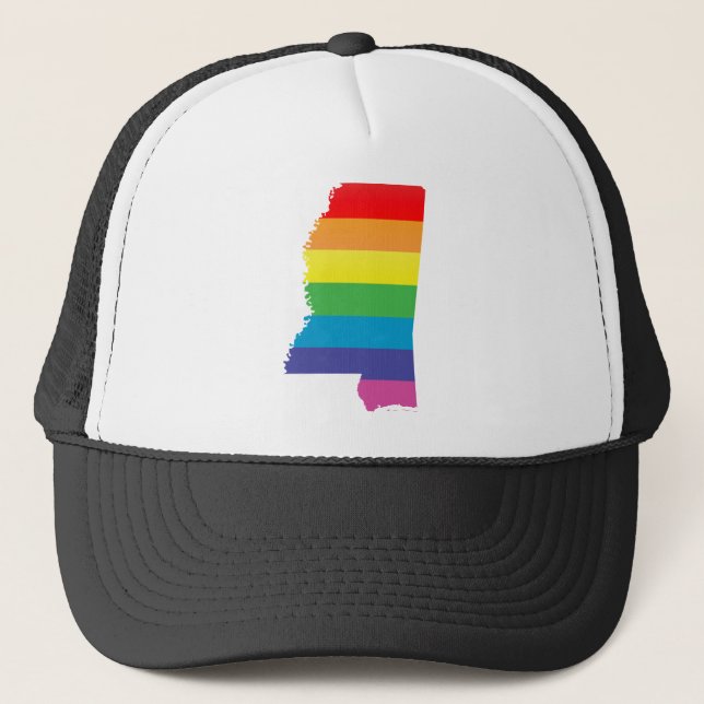 Gorra De Camionero orgullo de mississippi (Anverso)