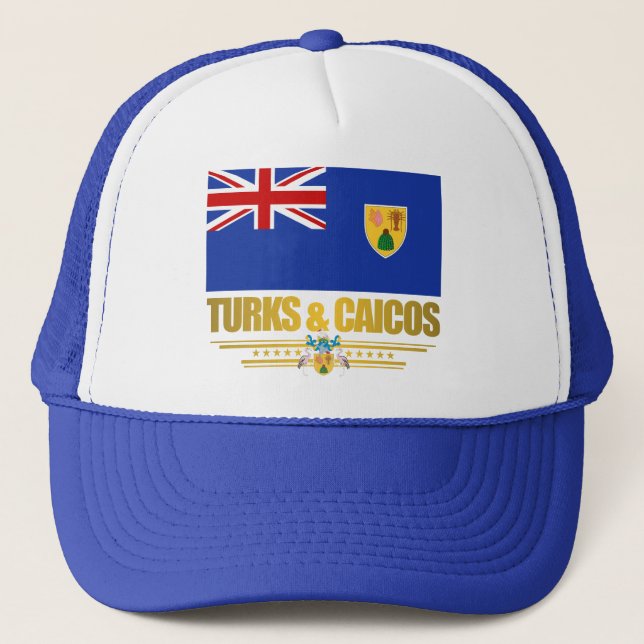 Gorra De Camionero Orgullo de Turcas y Caicos (Anverso)