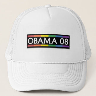Gorra De Camionero Orgullo del arco iris de Obama