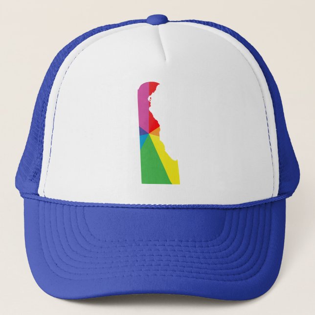 Gorra De Camionero orgullo delaware. (Anverso)