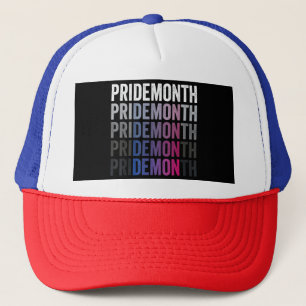 Gorra De Camionero Orgullo Demonio Bisexual Mes del Orgullo Bi LGBTQ