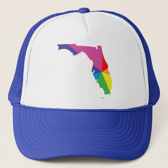 Gorra De Camionero orgullo florida. enredado. (Anverso)