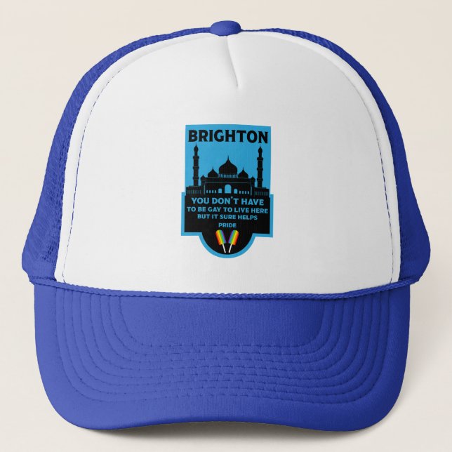 Gorra De Camionero Orgullo Gay Brighton (Anverso)