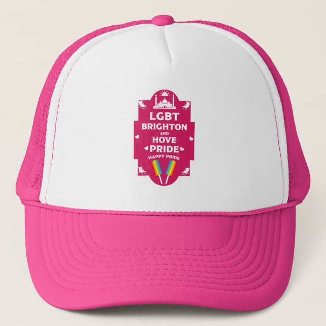 Gorra De Camionero Orgullo Gay Brighton (Anverso)