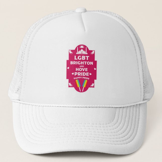 Gorra De Camionero Orgullo Gay de Brighton (Anverso)
