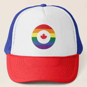Gorra De Camionero Orgullo gay de Canadá