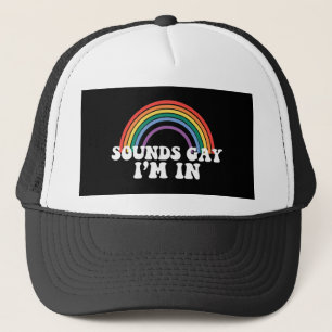 Gorra De Camionero Orgullo Gay LGBT Arcoíris Suena Gay Estoy Dentro G