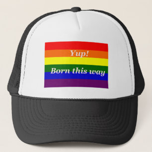 Gorra De Camionero Orgullo Gay Nací así