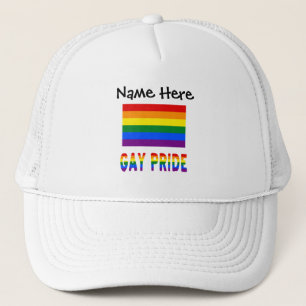Gorra De Camionero Orgullo gay y bandera arcoiris personalizada