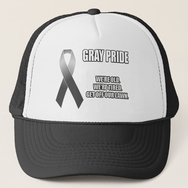 Gorra De Camionero Orgullo gris (Anverso)