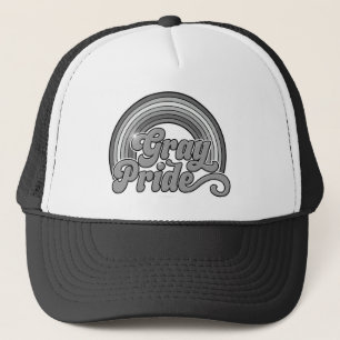 Gorra De Camionero Orgullo Gris (Jubilación Mayor)