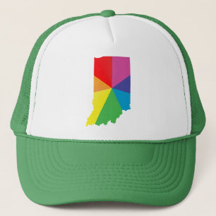 Gorra De Camionero orgullo indiana. enredado.