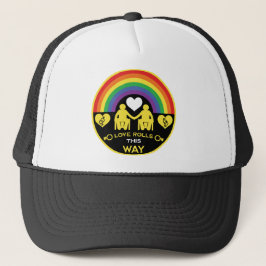 Gorra De Camionero Orgullo LGBTQ Gay de Discapacidad en silla de rued