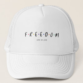 Gorra De Camionero Orgullo LGBTQ Libertad de amar