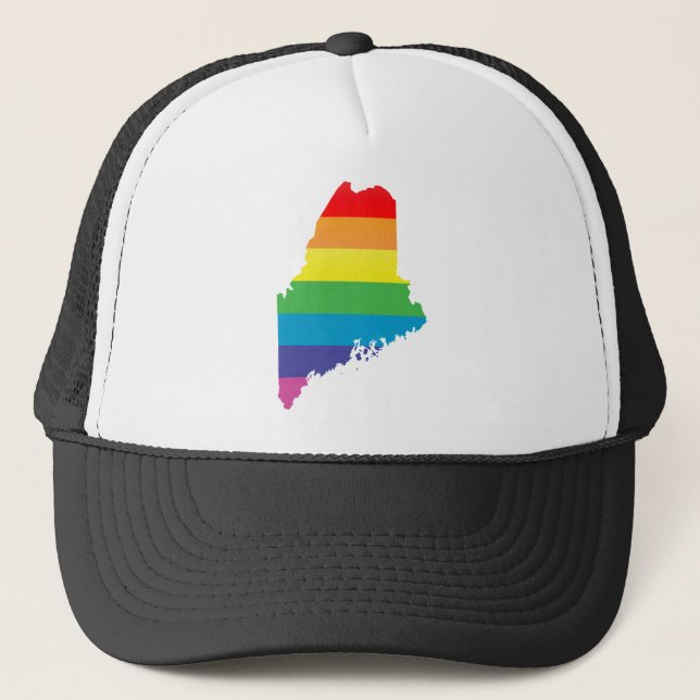Gorra De Camionero orgullo maine. (Anverso)