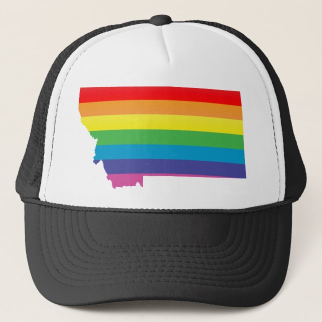 Gorra De Camionero orgullo montana. (Anverso)