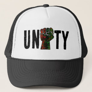 Gorra De Camionero orgullo negro bandera panafricana roja verde puño 