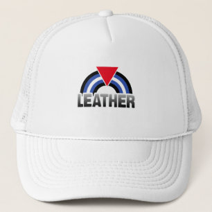 Gorra De Camionero Orgullo raro de cuero
