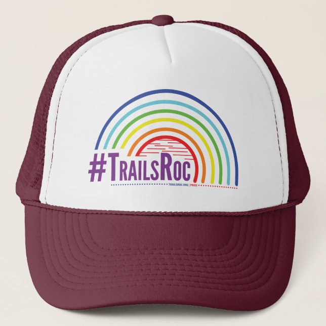 Gorra De Camionero Orgullo #TrailsRoc (Anverso)