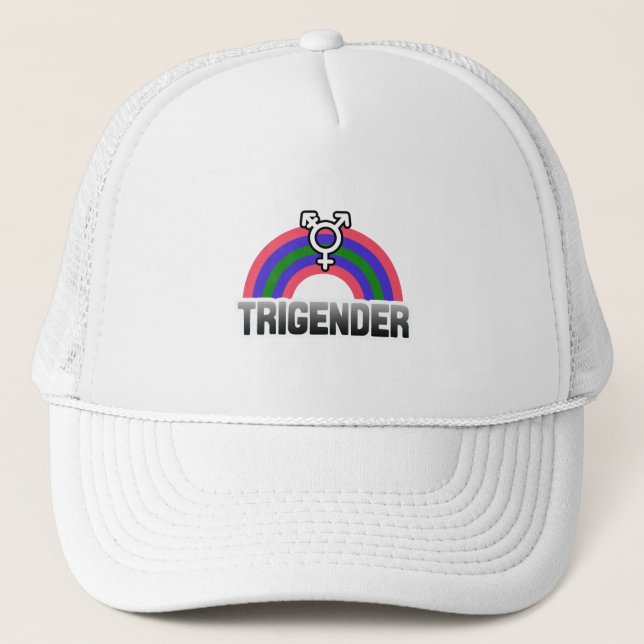 Gorra De Camionero Orgullo Trigénero (Anverso)