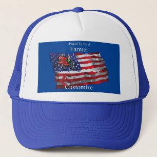 Gorra De Camionero Orgullosa bandera patriótica de Thunder_Cove