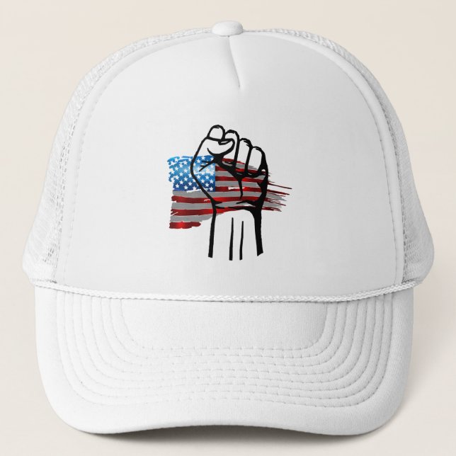 GORRA DE CAMIONERO ORGULLOSO AMERICANO (Anverso)
