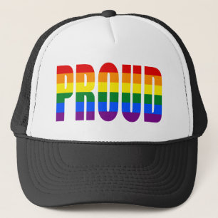Gorra De Camionero ORGULLOSO (arco iris)