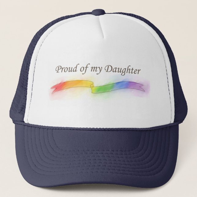 Gorra De Camionero Orgulloso de mi hija (Anverso)