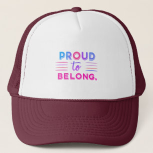 Gorra De Camionero Orgulloso de Pertenecer - Inspirador diseño de dec