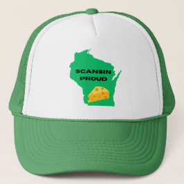 Gorra De Camionero ¡Orgulloso de Scansin (Wisconsin)!