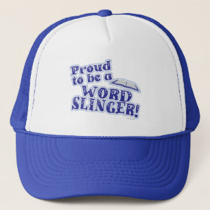 Gorra De Camionero Orgulloso De Ser El Lema De Escritor De Word Sling