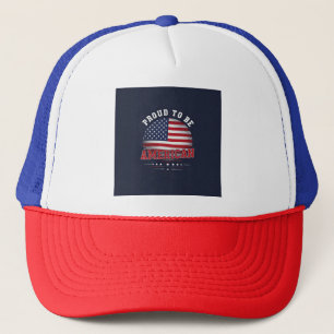 Gorra De Camionero Orgulloso de ser estadounidense