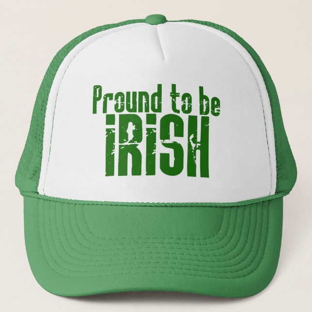 Gorra De Camionero Orgulloso de ser irlandés (Anverso)