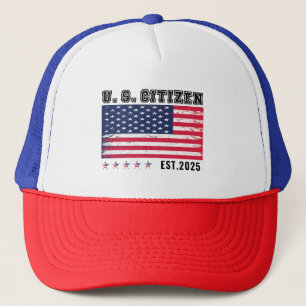 Gorra De Camionero Orgulloso de ser un americano – Día de la Ciudadan