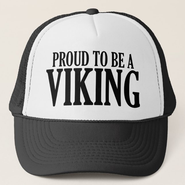 Gorra De Camionero Orgulloso De Ser Un Viking (Anverso)