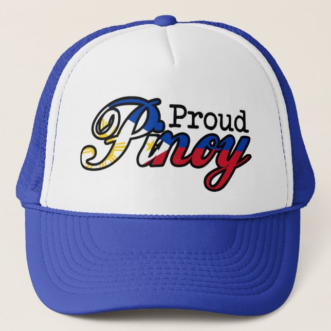 Gorra De Camionero Orgulloso Filipino Pinoy (Anverso)