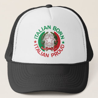 Gorra De Camionero Orgulloso italiano llevada italiano