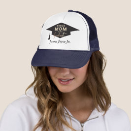 Gorra De Camionero Orgulloso nombre de graduación de mamá