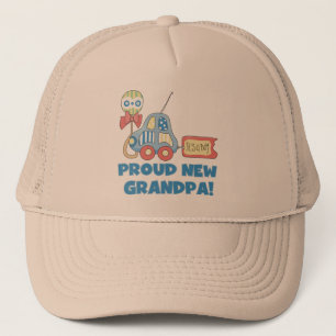 Gorra De Camionero Orgulloso nuevo abuelo es un niño TShirts y regalo