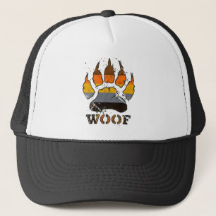 Gorra De Camionero Orgulloso oso gay genial pata de oso angustiado la