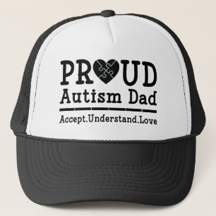 Gorra De Camionero Orgulloso padre del autismo