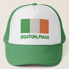 Gorra De Camionero Orgulloso patrimonio irlandés de Boston, Mass - Ba