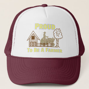 Gorra De Camionero Orgulloso ser un gorra/un casquillo del granjero