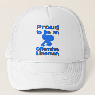 Gorra De Camionero Orgulloso ser un lineman ofensivo