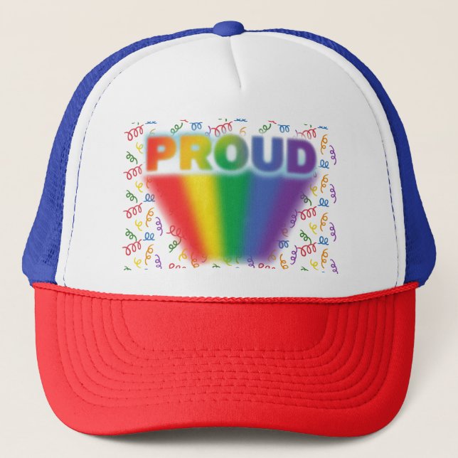 GORRA DE CAMIONERO ORGULLOSO TRUCKER HAT (Anverso)